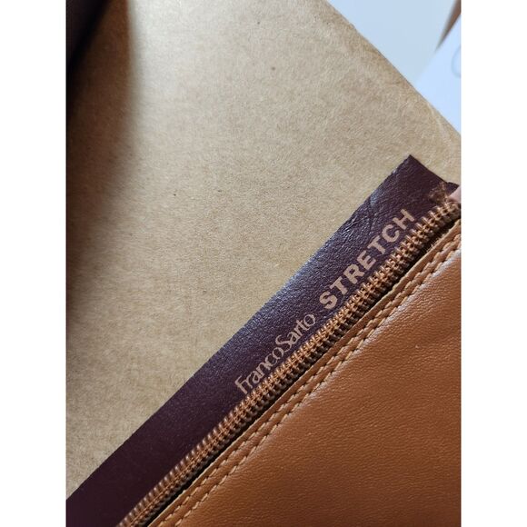 Franco Sarto Merina Riding Boots – Women’s 6 – Wide Calf – Cognac Brown - Picture 9 of 11